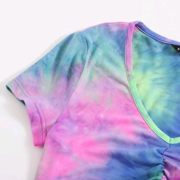 🍉5 for $25* Tie Dye Crop Top - Picture 2 of 6